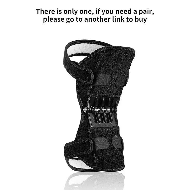 Spring-Loaded Knee Booster Support Pads – Sports Leg Brace 1-2pc Knee Support Brace Qst 1pcs