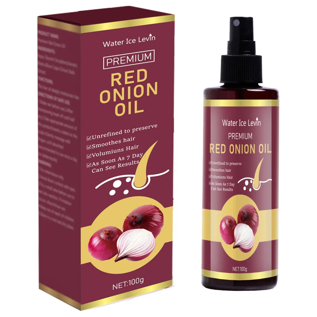 Red Onion Hair Oil Moisturizing Hydrating Essence 100g Hair Care Essence Qme 100g Box