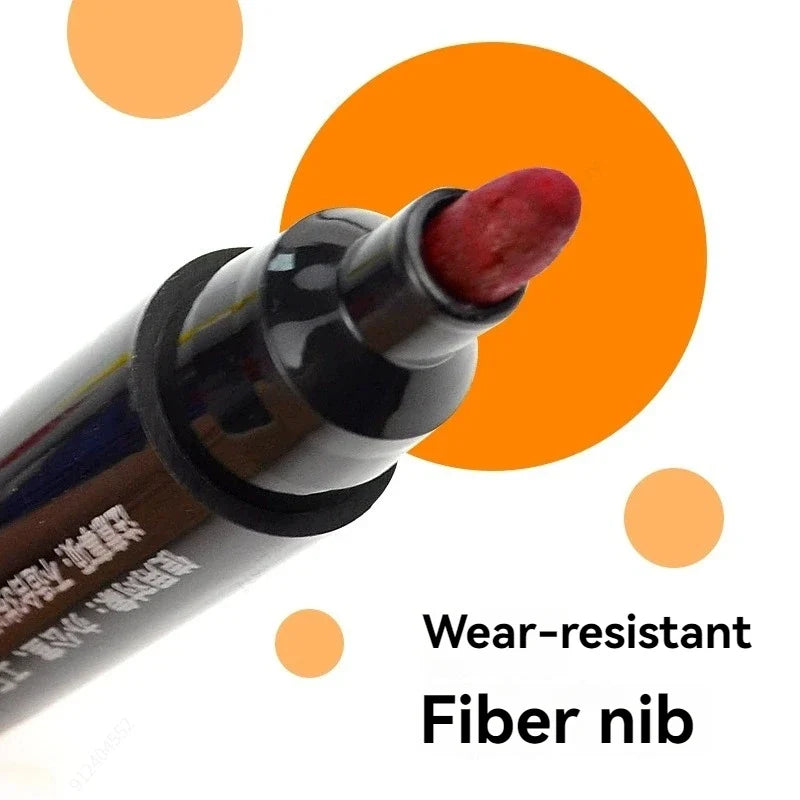 3-Pack Fine Tip Permanent Markers – Black, Blue & Red Permanent Marker Set Qme
