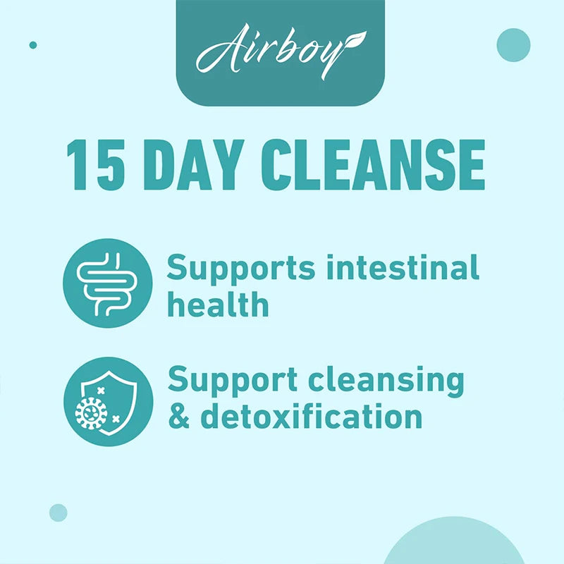 15 Day Cleanse & Detox – Gut Health & Digestion Support Digestive Detox Supplement Qst