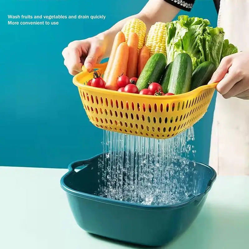 6-Pack Double Layer Drain Basket – Kitchen Sink Organizer Kitchen Drain Basket Qst