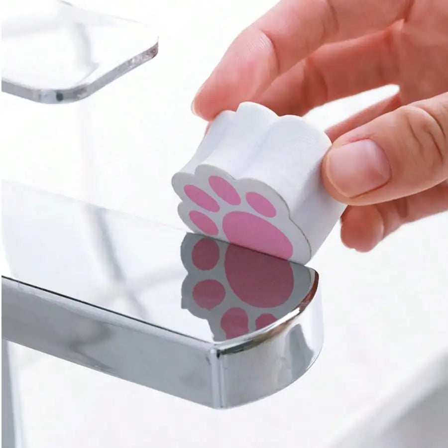 Pink Cat Claw Abrasive Cleaning Pad – Sink, Tub & Mirror Abrasive Cleaning Pad Qme