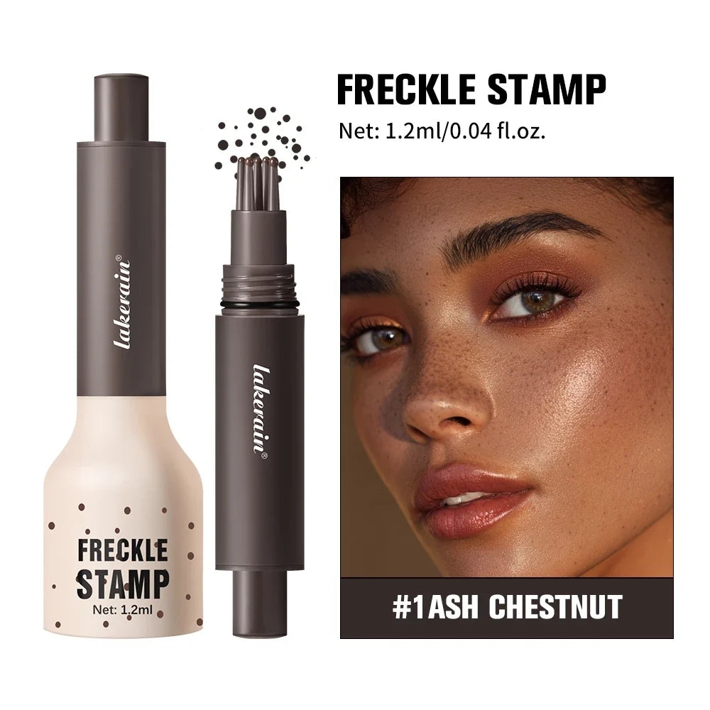 Natural Realistic Freckle Pen – Waterproof & Smudge-Proof Freckle Makeup Pen Qme 01 Ash Chestnut 1.2ml