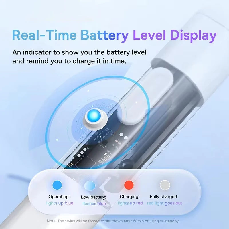 Baseus Stylus Lite LED Pen for iPad – Palm Rejection iPad Stylus Pen Qst