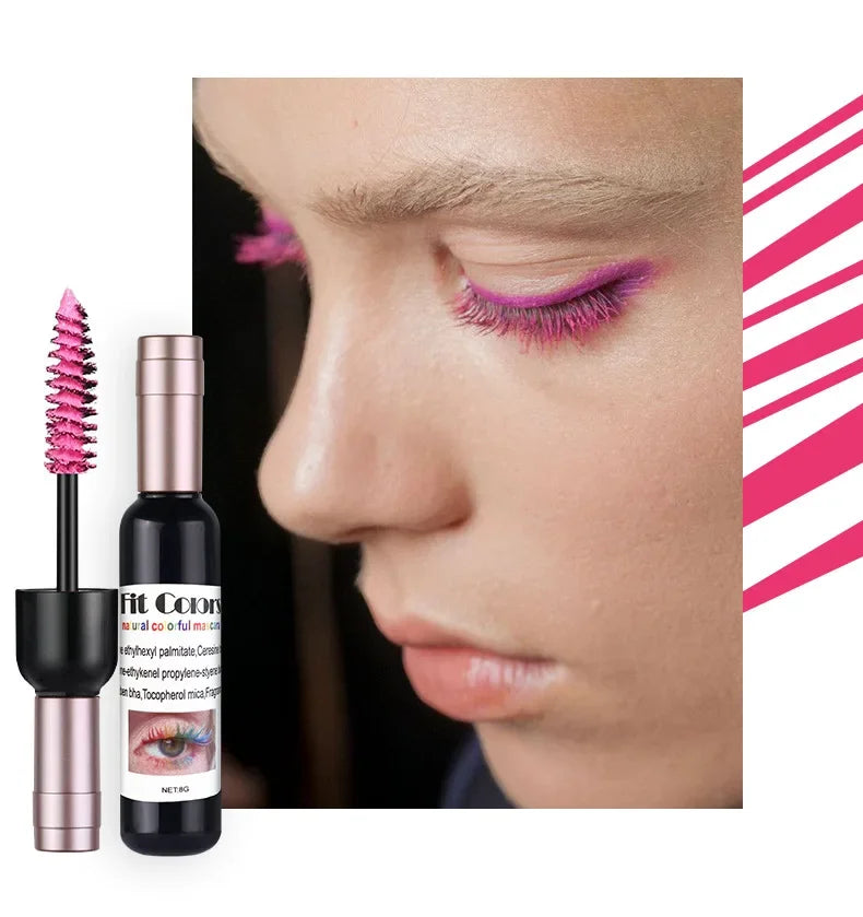 Colorful Mascara – Curling & Lengthening Eyelash | 6 Colors Colored Mascara Qme