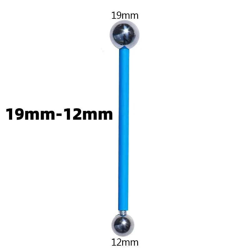 Stainless Steel Tile Grout Seam Roller – Double Ball DIY Tool Grout Seam Roller Qme 19mm-12mm