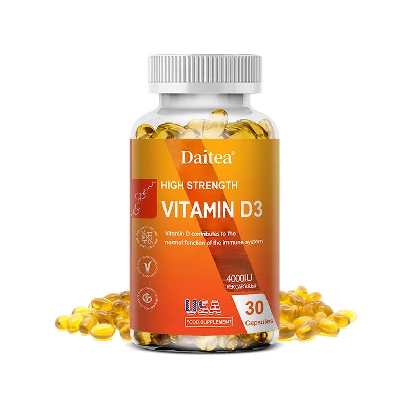 ZENVITALIZE Vitamin D3 120 Capsules – Immune & Bone Support Vitamin Supplement Qst 30 count-1 bottle