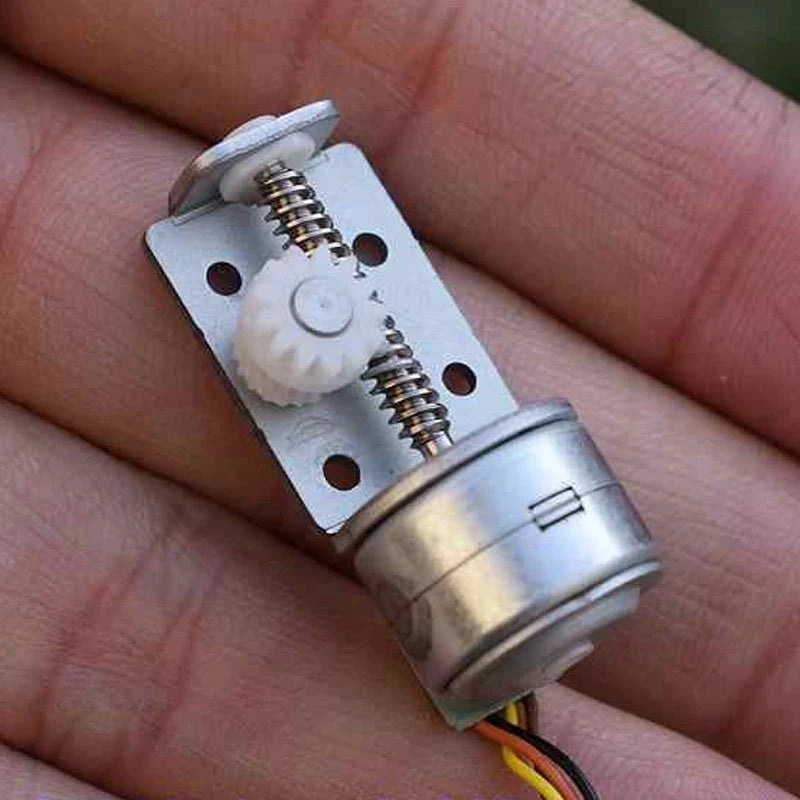 Stepper Motor Linear Screw Shaft 13-Tooth Plastic Gear DIY Kit Stepper Motor Kit Qme
