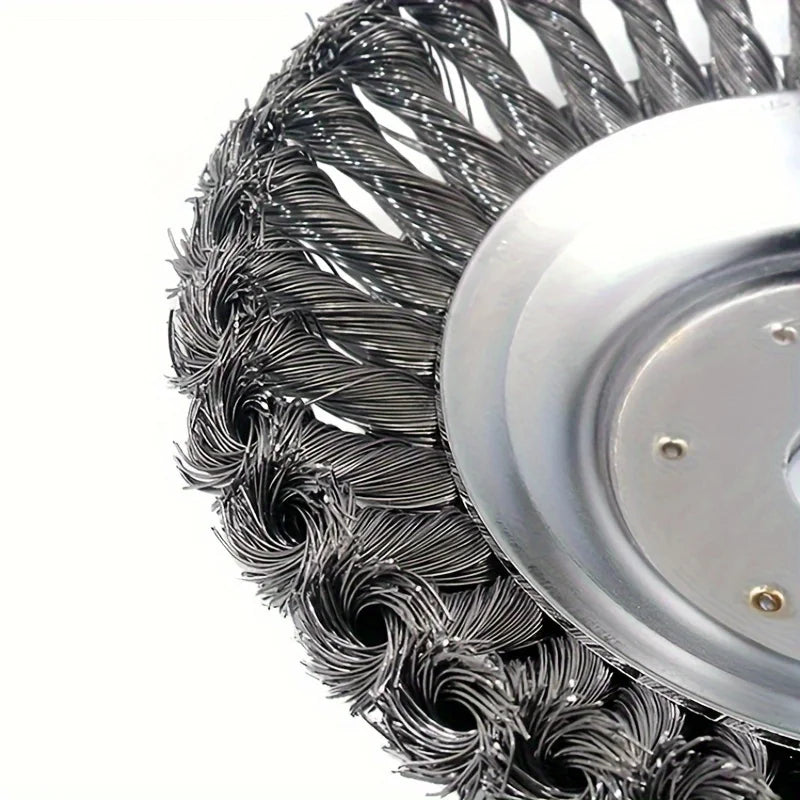 Heavy-Duty Wire Trimmer Head – Rust-Proof High Carbon Steel Trimmer Head Accessory Qme