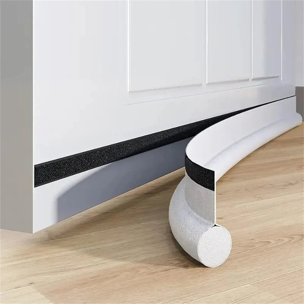 Self-Adhesive Door Bottom Weatherstrip | Draft & Sound Seal Door Weatherstrip Seal Qme
