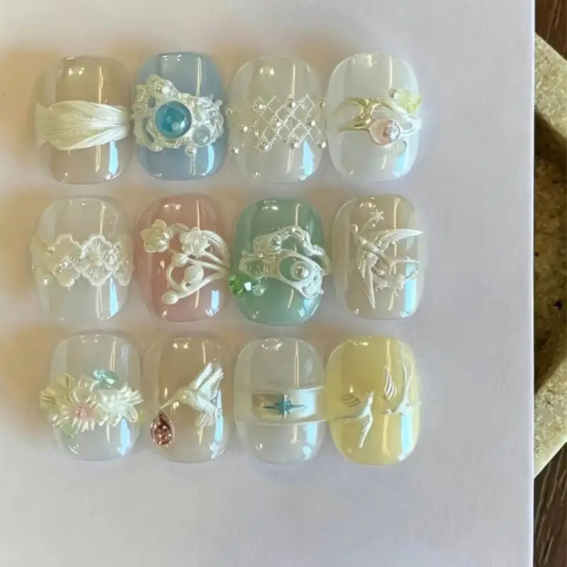 3D Bow Silicone Nail Art Mold – Reusable DIY Manicure Tool Nail Art Mold Qst