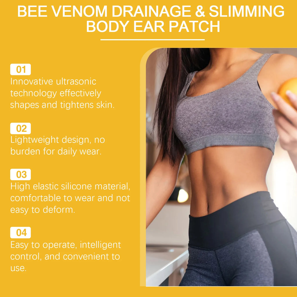 South Moon Bee Ear Acupoint Patches – Body Wellness Stickers Ear Acupoint Patch Qst