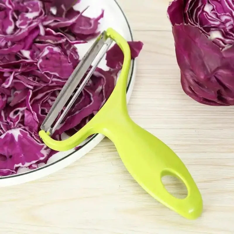 Vegetable Slicer & Peeler – Stainless Steel Grater Tool Vegetable Slicer Peeler Qst