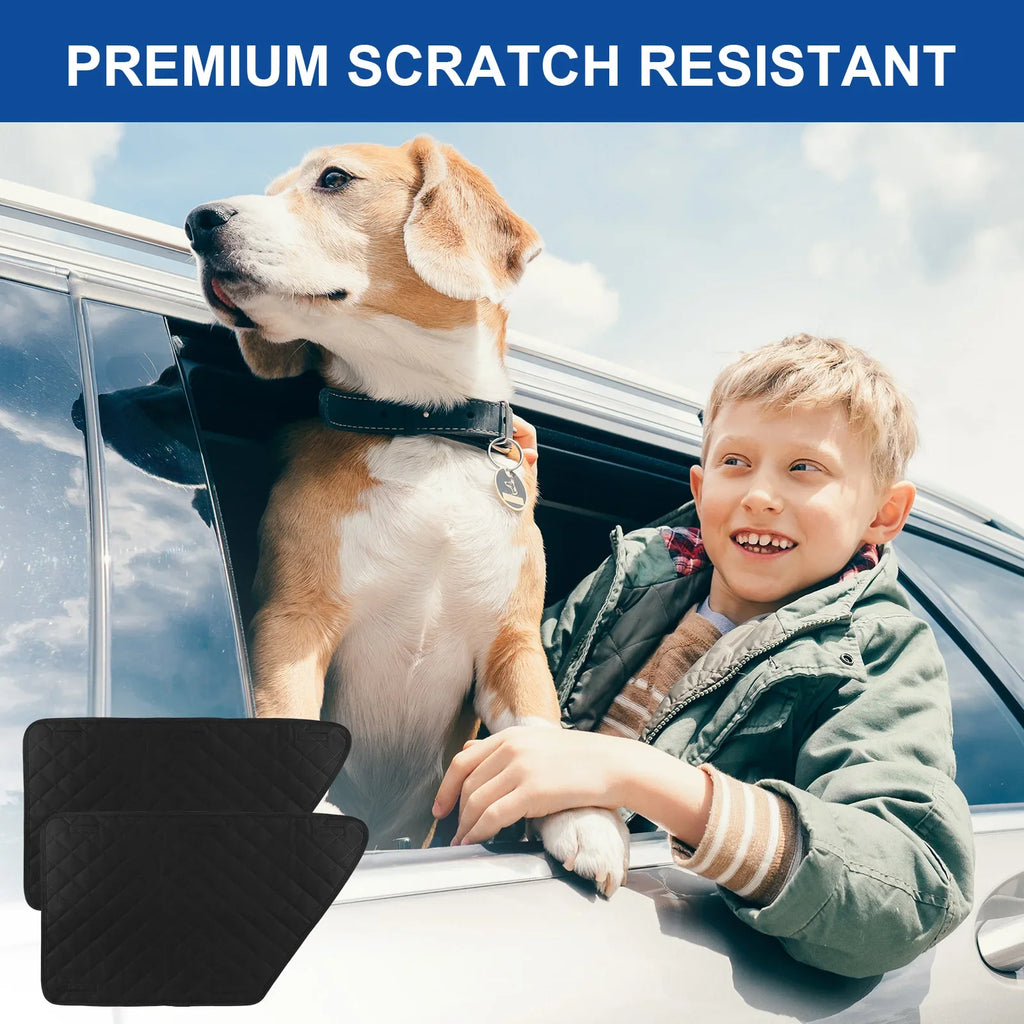 Waterproof Dog Car Door Cover – Anti-Scratch Protector, 2 Pcs Dog Car Door Cover Qme
