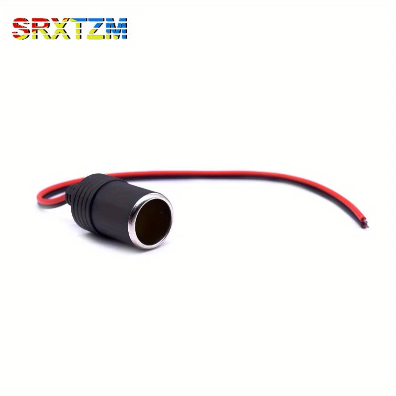 12V 120W Female Car Cigarette Lighter Socket Cable Adapter Car Power Adapter Qme 1pc