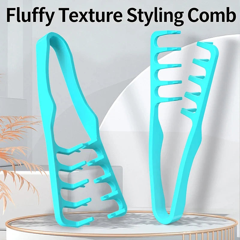 Fluffy Texture Comb for Bangs & Volume Styling – Women & Men Hair Styling Comb Qme