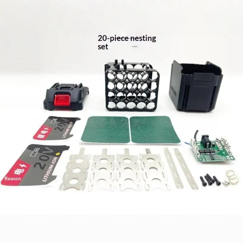 21V 18650 Battery Case Holder 5S 50A – DIY Screwdriver Pack Battery Pack Case Qme