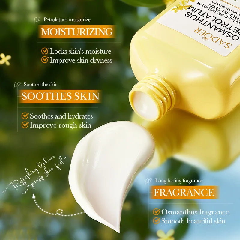 Osmanthus Vaseline Moisturizing Lotion – Smooth & Bright Skin Body Moisturizing Lotion Qme