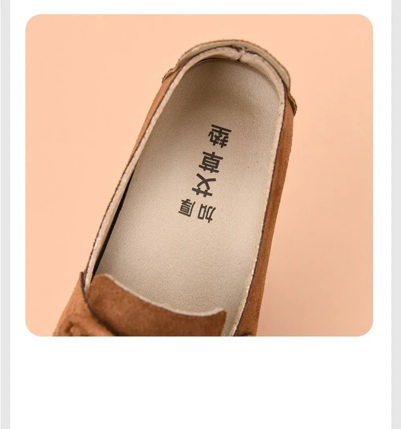Women's Retro Bow-Knot Flat Loafers – Lightweight Anti-Slip Flat Loafers Qst