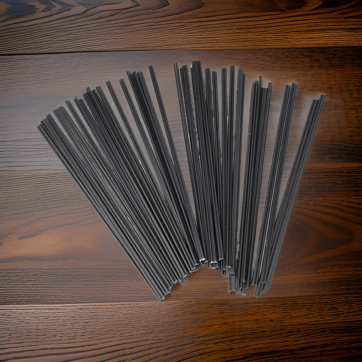 PP Black Plastic Welding Rods – Car Bumper Repair, 40 Pcs Plastic Welding Rods Qme