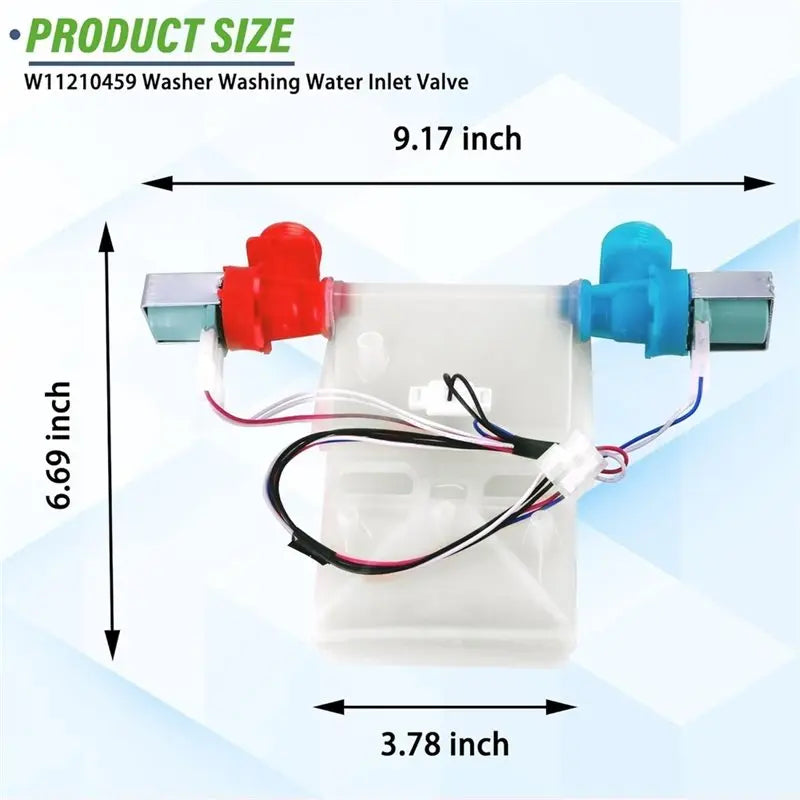 W11210459 Water Inlet Valve for Whirlpool Maytag Kenmore Washer Washer Inlet Valve Qst