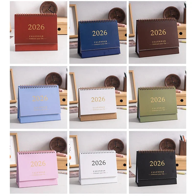 2026 Mini Desk Calendar – Creative Desktop Ornament & Planner Mini Desk Calendar Qme