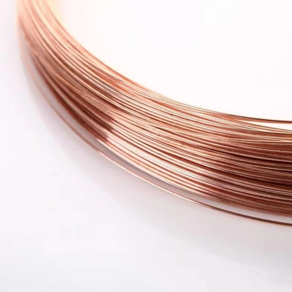 5M Ultra-Fine Bare Copper Wire Coil | DIY Craft & Jewelry Craft Wire Coil Qme