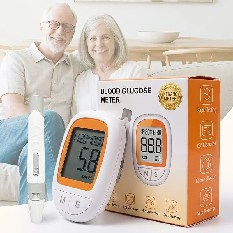 VGM04 Blood Glucose Monitor Kit with 50 Test Strips – 5s Results Blood Glucose Monitor Qst 1 host set
