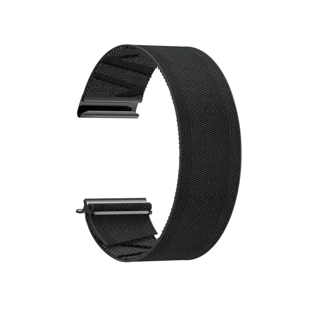 WHOOP 5.0 Nylon Fitness Band – Soft, Adjustable & Breathable Fitness Tracker Band Qme Black Not included Sensor