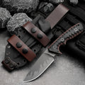 Fixed Blade Camping Knife – High-Hardness Steel with Sheath Fixed Blade Knife Qst m27
