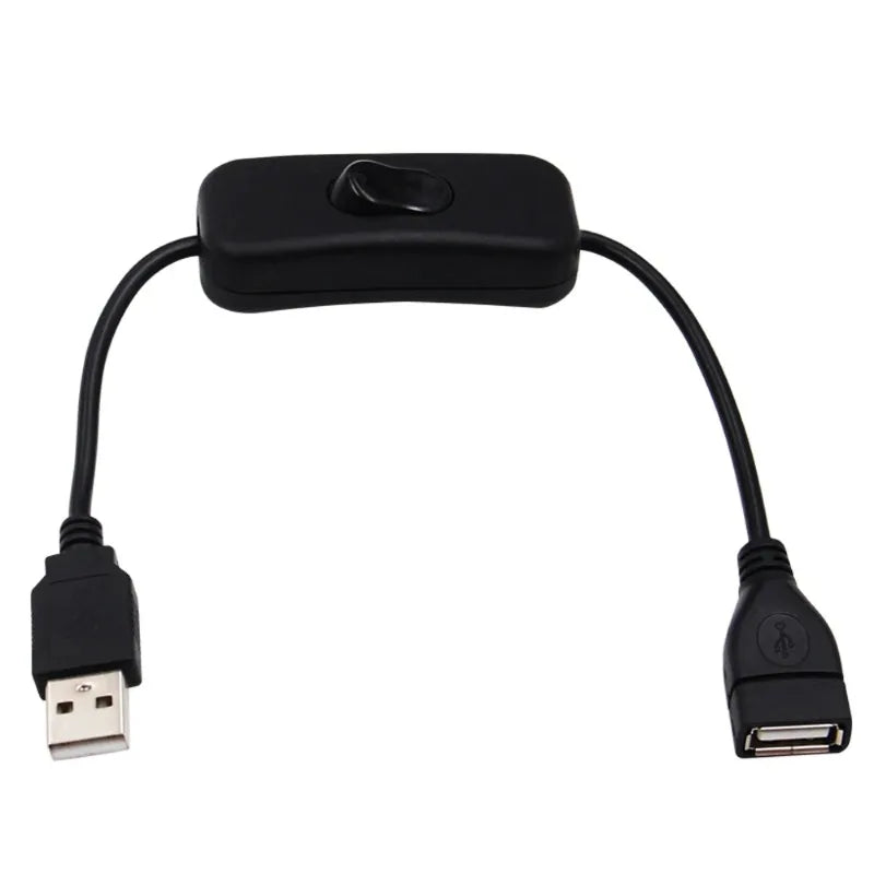 USB 2.0 Extension Cable with On/Off Switch for LED Strips USB Switch Cable Qme