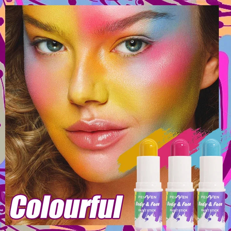 Qme Shining Stick Makeup – Waterproof, 8 Colors | Luminous Luminous Makeup Stick Qme