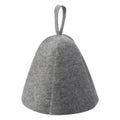 Sauna Hat Thickened Wool Felt Shower Cap & Hair Turban Sauna Hat Qme grey