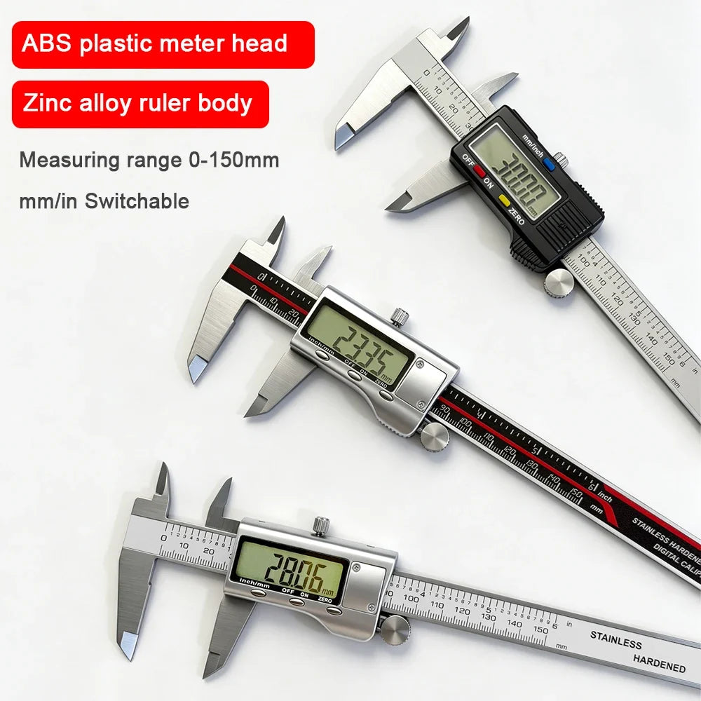 Digital Vernier Caliper – Professional Metal Thickness Gauge Digital Vernier Caliper Qme