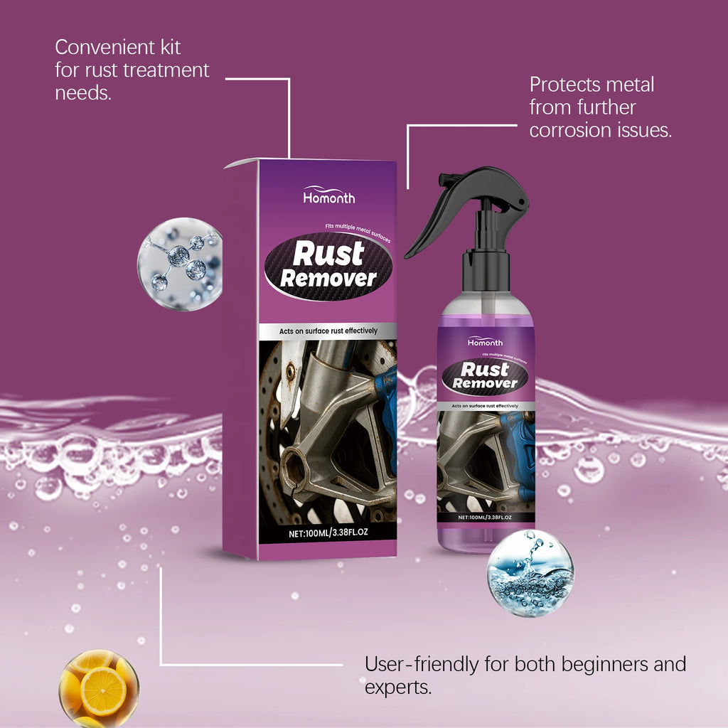 Car Rust Remover Spray – Anti-Corrosion Metal Cleaner 100ml Rust Remover Spray Qst