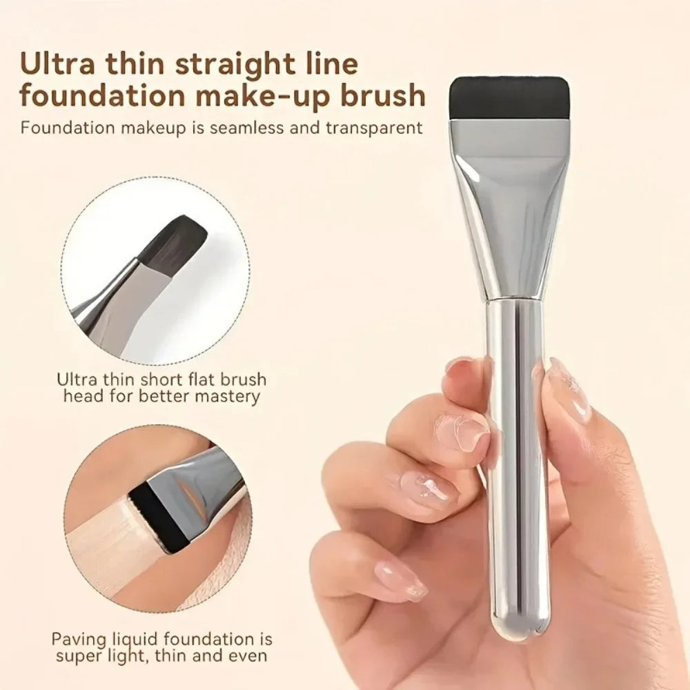 Korean Ultra-Thin Foundation Brush – Primer & Mask Applicator Foundation Brush Qme