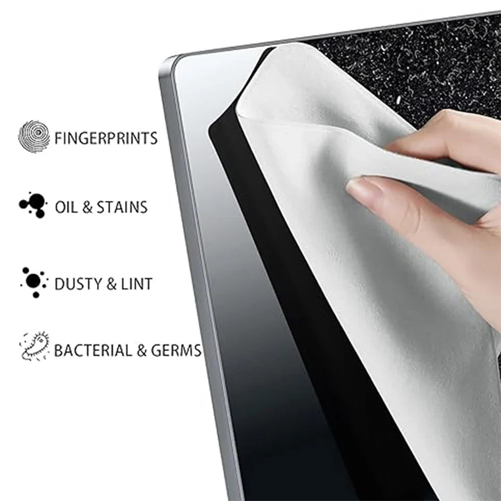 Microfiber Keyboard Cover & Screen Cloth for MacBook 13-16" Laptop Keyboard Cover Qme