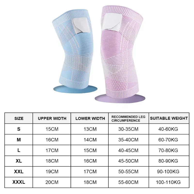 Elastic Knee Support Pads for Men & Women | Fitness Brace Knee Support Brace Qme