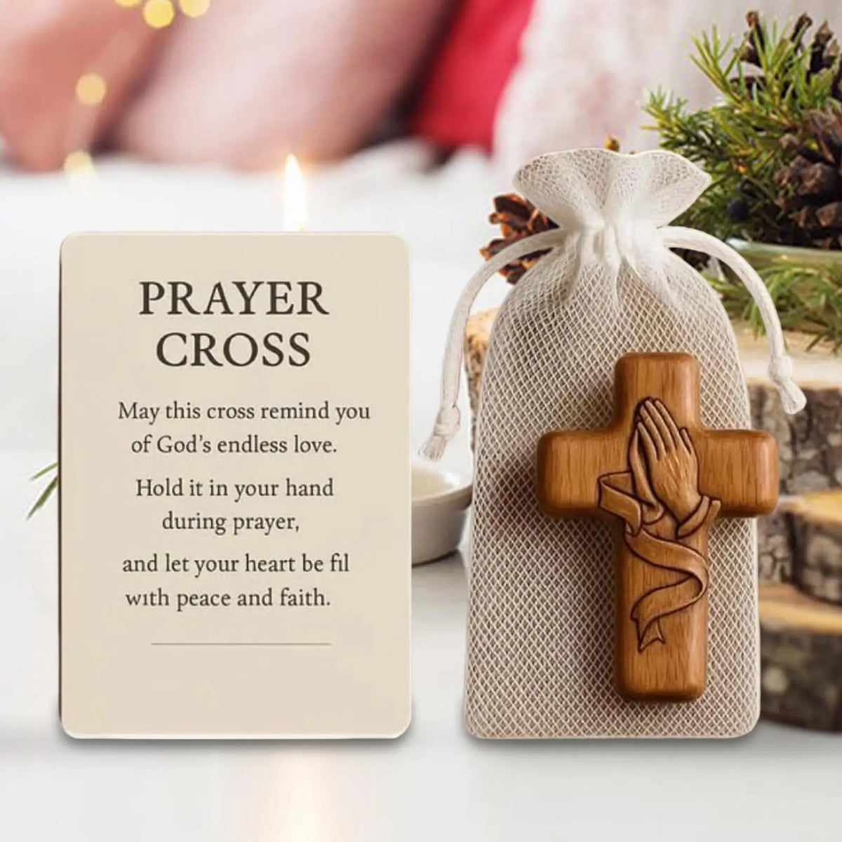 Handmade Clinging Cross Crucifix – Daily Devotion Gift Devotional Cross Qme