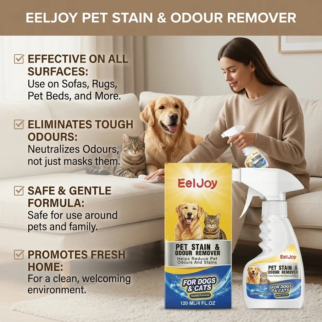 Pet Stain & Odour Remover Spray – Urine Scale Eliminator Pet Odour Remover Spray Qme