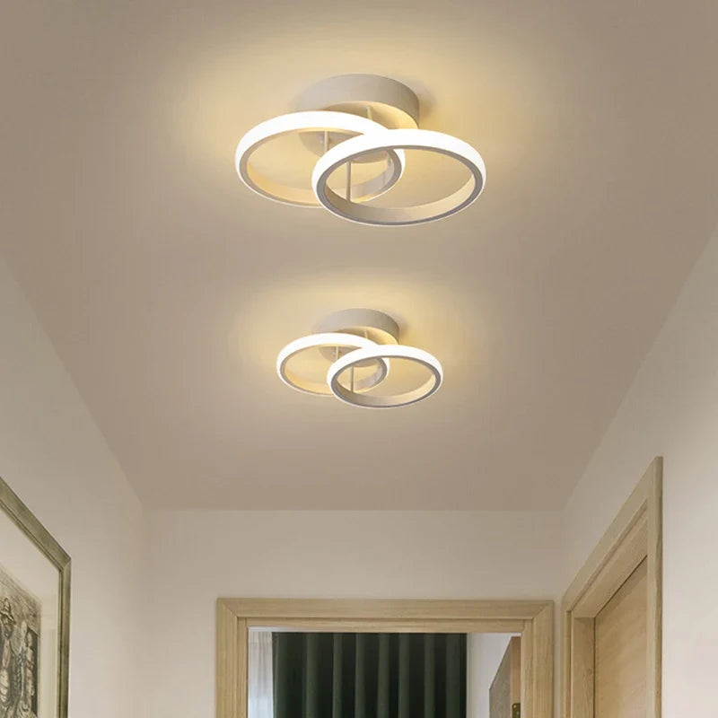 Modern LED Ceiling Lamp 3-Color Modes | Bedroom Chandelier LED Ceiling Lamp Qme