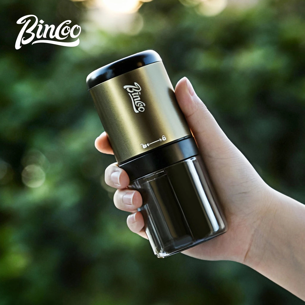 Bincoo Electric Burr Coffee Grinder – Portable Bean Mill Electric Coffee Grinder Qst