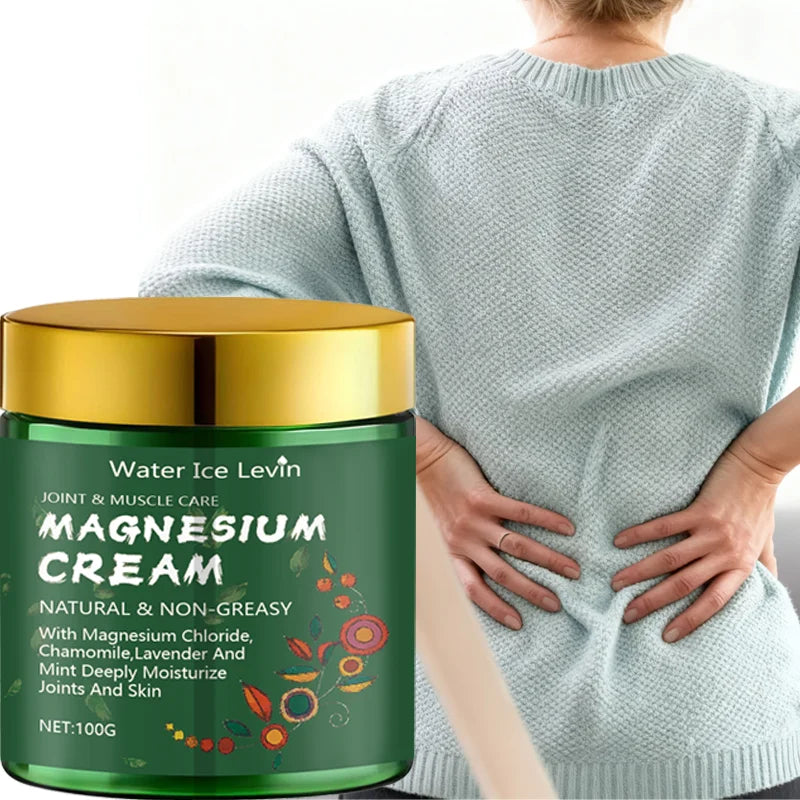 Magnesium Cream with Chamomile & Lavender – Non-Greasy Moisturizer Body Moisturizer Cream Qme