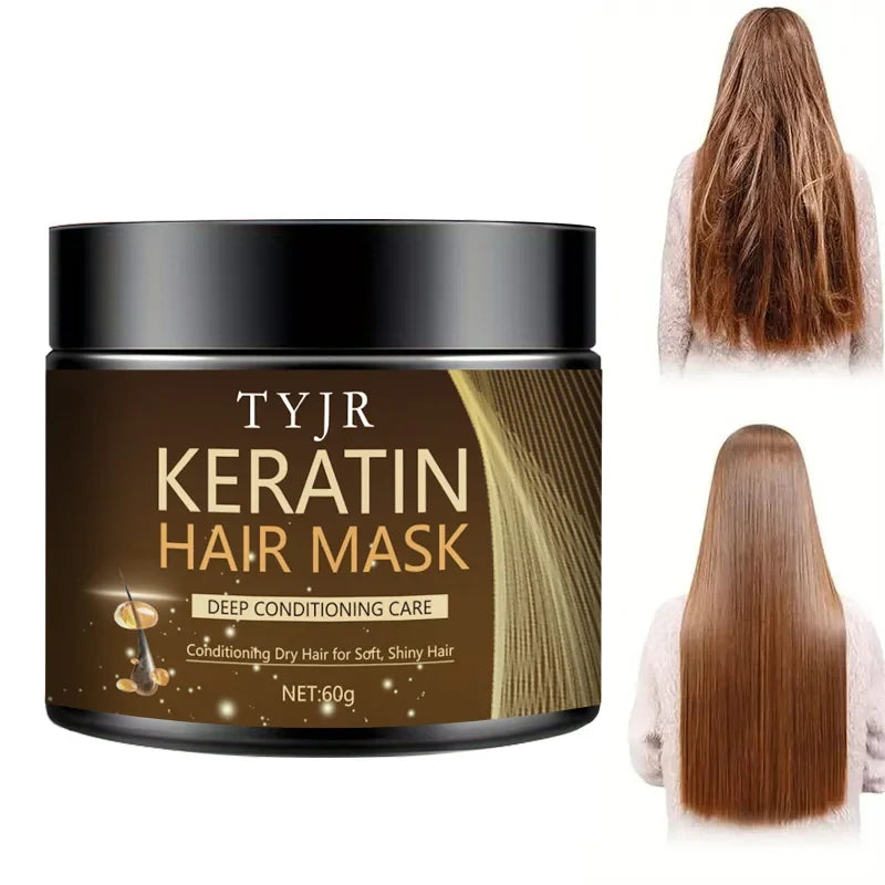 Keratin Protein Hair Mask – Smooth, Repair Dry & Frizzy Hair Keratin Hair Mask Qme