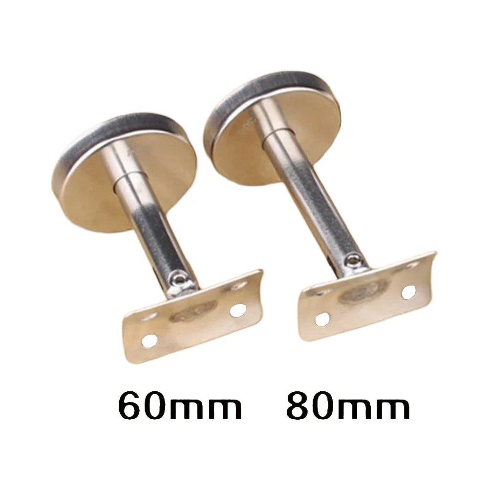 Adjustable Stair Handrail Brackets 304 Stainless Steel Set of 3 Handrail Bracket Qme