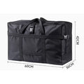 Extra Large Heavy Duty Oxford Moving & Storage Bag Moving Storage Bag Qme Black