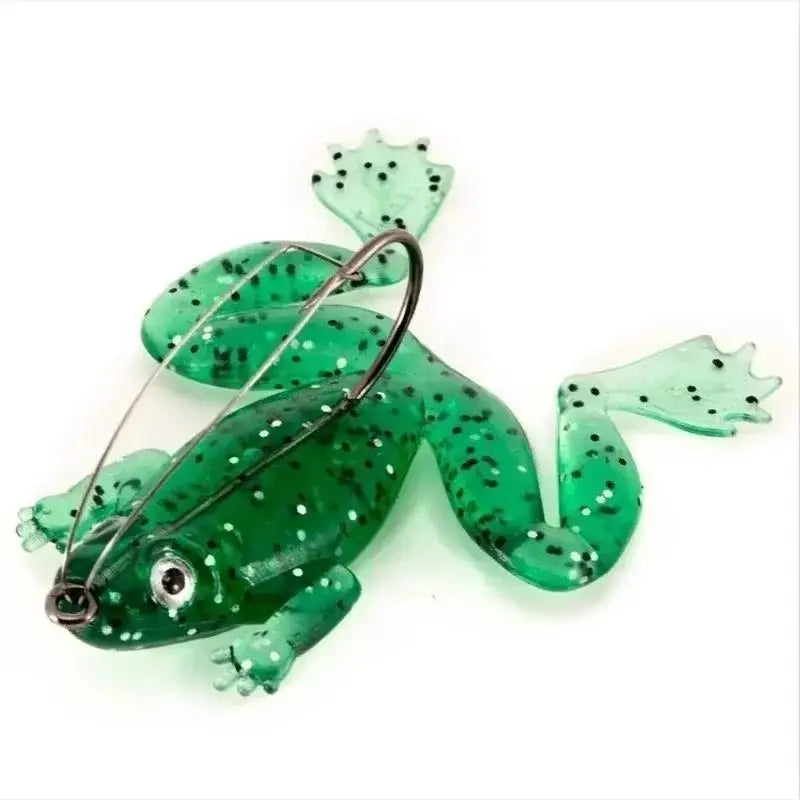 Soft Silicone Frog Fishing Lures – 10pc Swimbait Crankbait Fishing Lure Qme