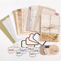 Vintage Scrapbooking Background Paper Sheets – 30 Pcs DIY Craft Craft Paper Sheets Qme D