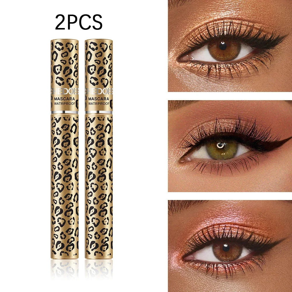 Black Waterproof Natural Curling Eyelashes – Smudge-Free Waterproof Eyelashes Qme 2PCS