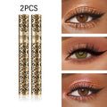 Black Waterproof Natural Curling Eyelashes – Smudge-Free Waterproof Eyelashes Qme 2PCS